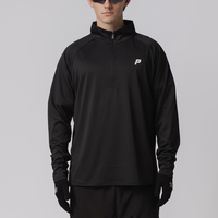 1/4 Zip Performance Long Sleeve - Black