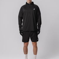 1/4 Zip Performance Long Sleeve - Black
