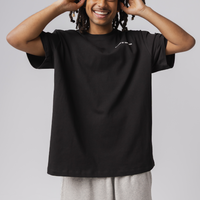 Classic Logo Heavyweight Track Tee - Court Black