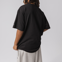 Classic Logo Heavyweight Track Tee - Court Black