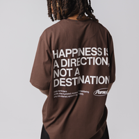 Happiness Track Tee - Umber