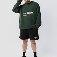 Pursuit Embroidered Knit - Stadium Green