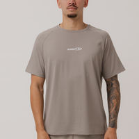 Move Logo Performance Tee in Cinder