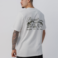Overdrive Track Tee - White