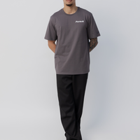 Calm Track Tee - Concrete