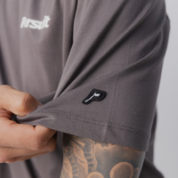 Calm Track Tee - Concrete