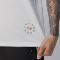 Star Track Tee - White