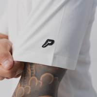 Star Track Tee - White