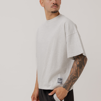 Heavyweight Boxy Tee in Grey