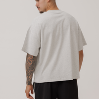 Heavyweight Boxy Tee in Grey