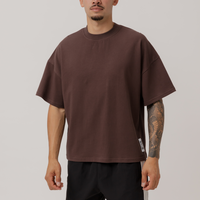 Heavyweight Boxy Tee in Umber