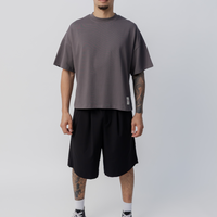 Heavyweight Boxy Tee in Concrete