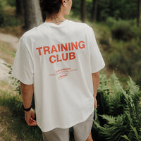 Training Track Tee in White