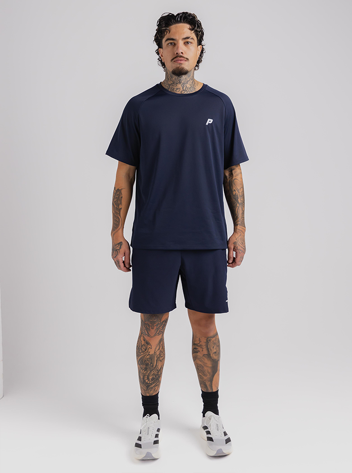 Performance Tee in Navy