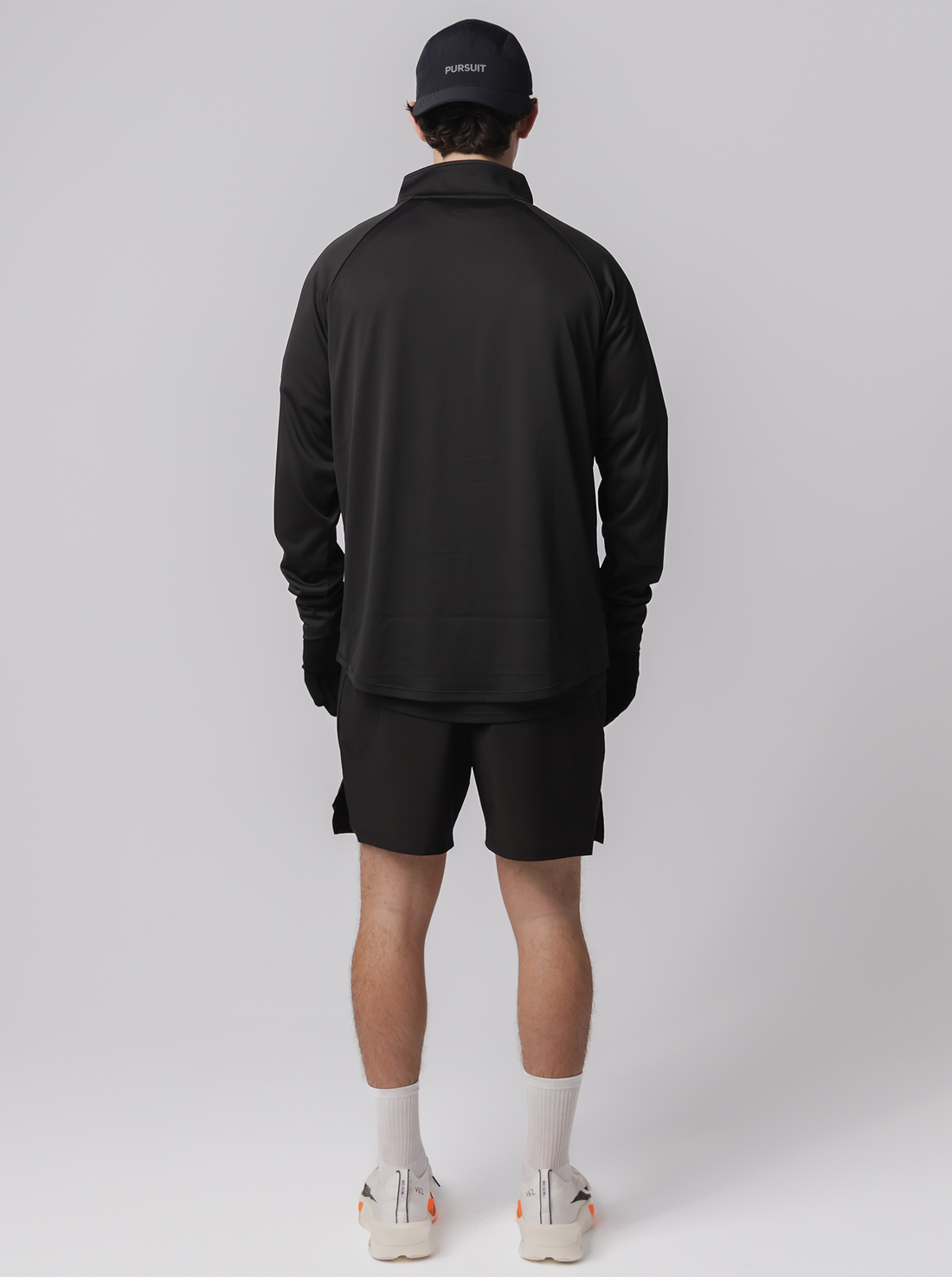 1/4 Zip Performance Long Sleeve - Black