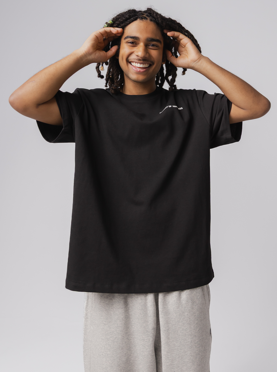 Classic Logo Heavyweight Track Tee - Court Black