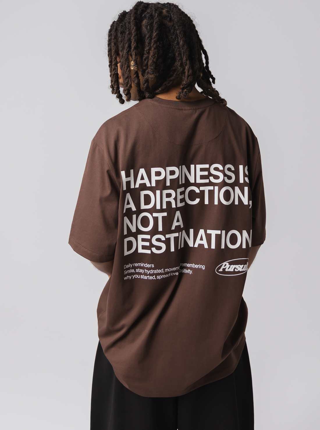 Happiness Track Tee - Umber
