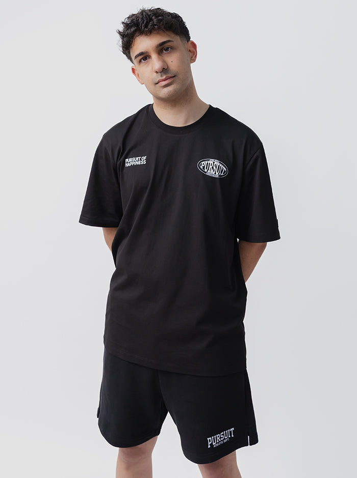 Athletic Track Tee - Court Black