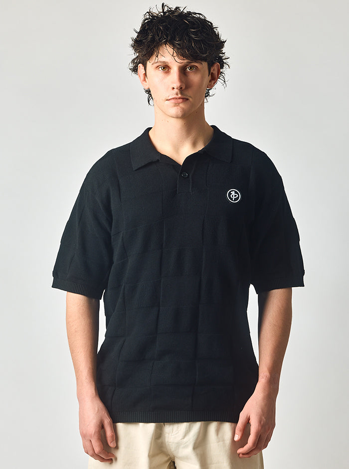 Check Knit Polo
