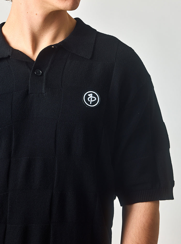 Check Knit Polo
