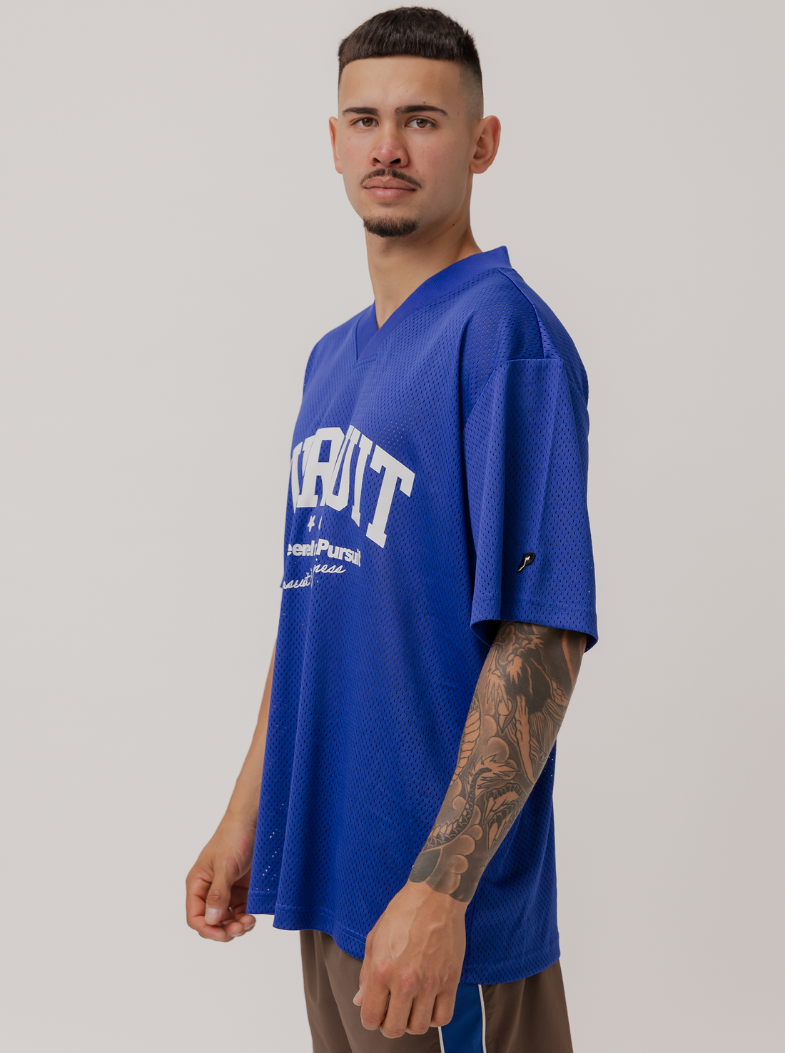 Varisty Mesh Jersey in Royal Blue