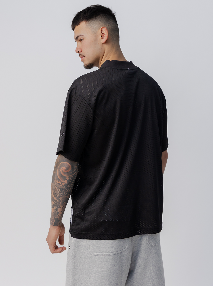 Studio Mesh Jersey - Court Black