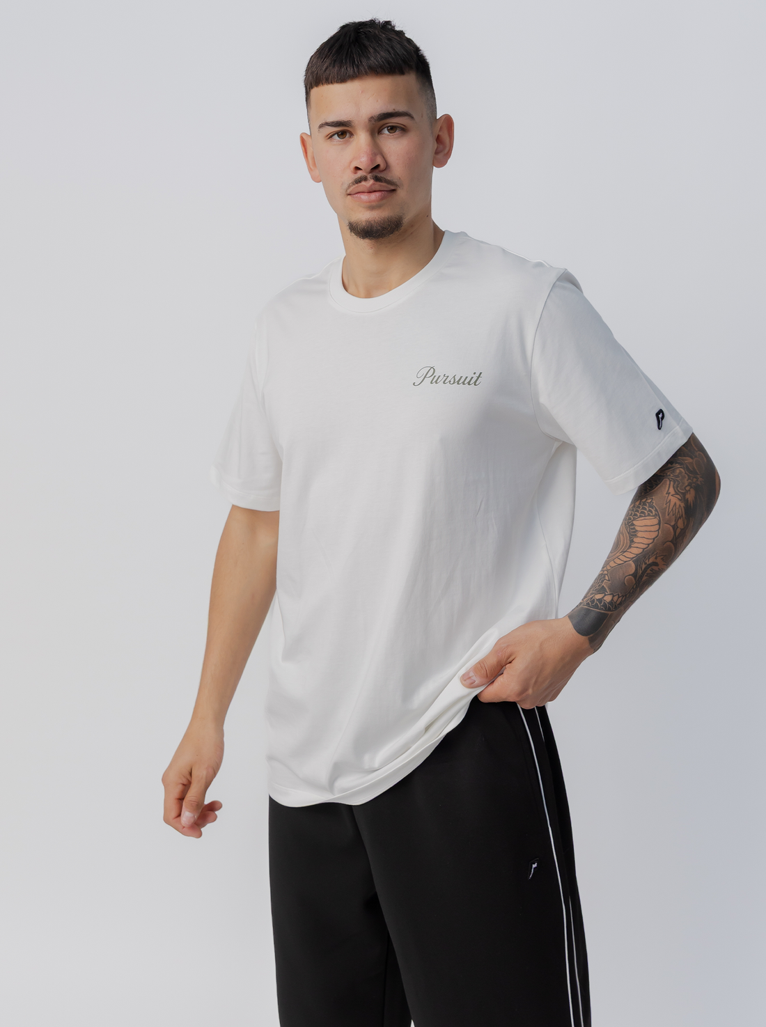 Overdrive Track Tee - White