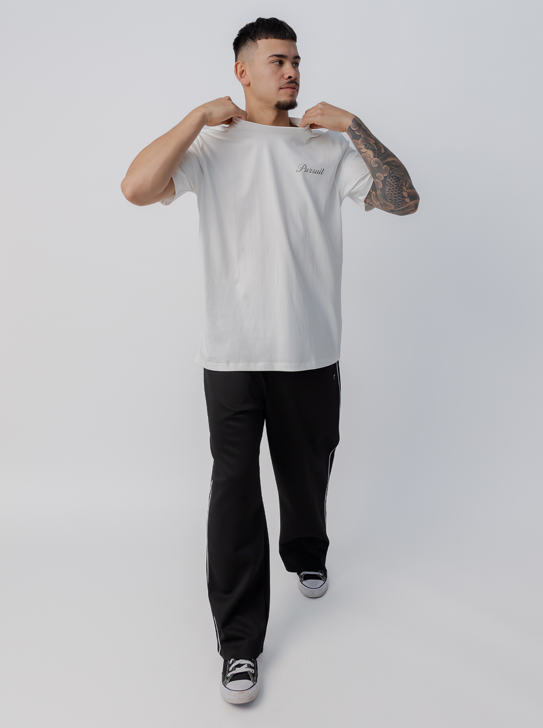 Overdrive Track Tee - White