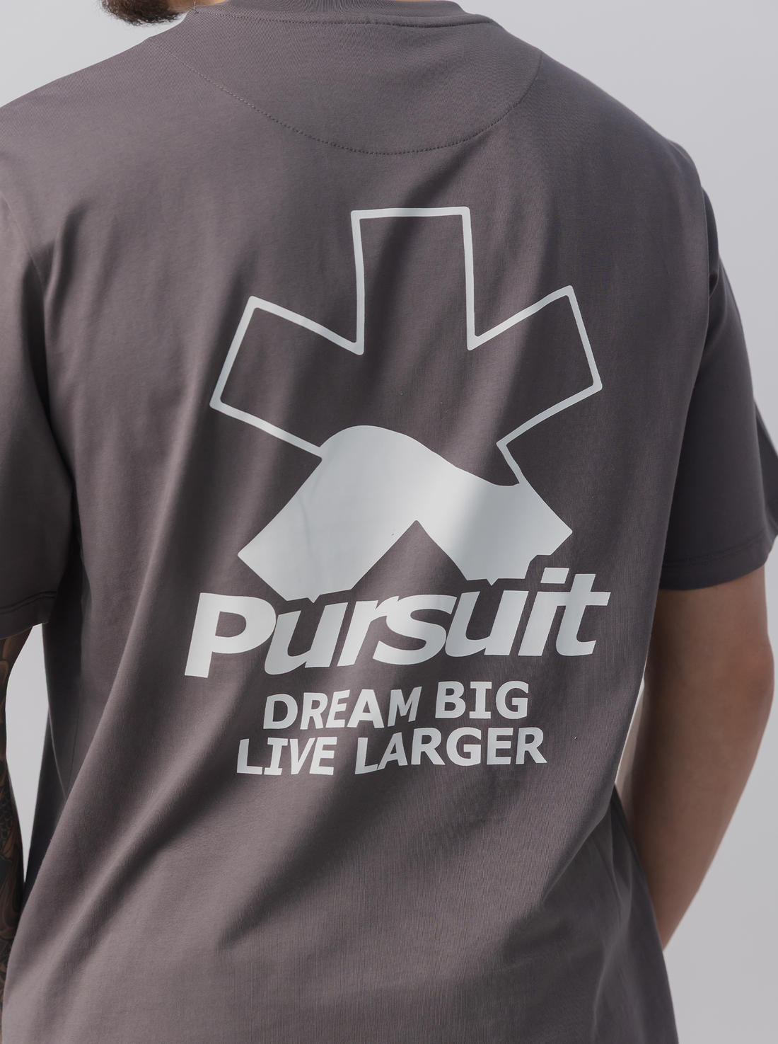 Calm Track Tee - Concrete