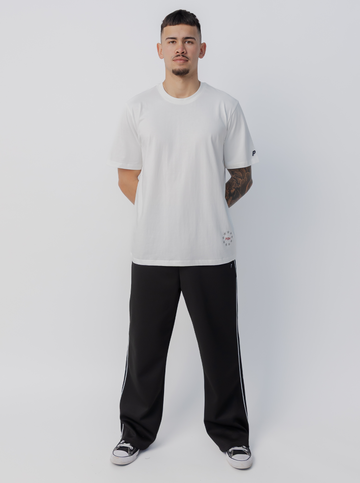 Star Track Tee - White