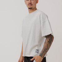 Heavyweight Boxy Tee in Grey
