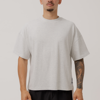 Heavyweight Boxy Tee in Grey