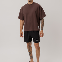 Heavyweight Boxy Tee in Umber
