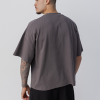 Heavyweight Boxy Tee in Concrete