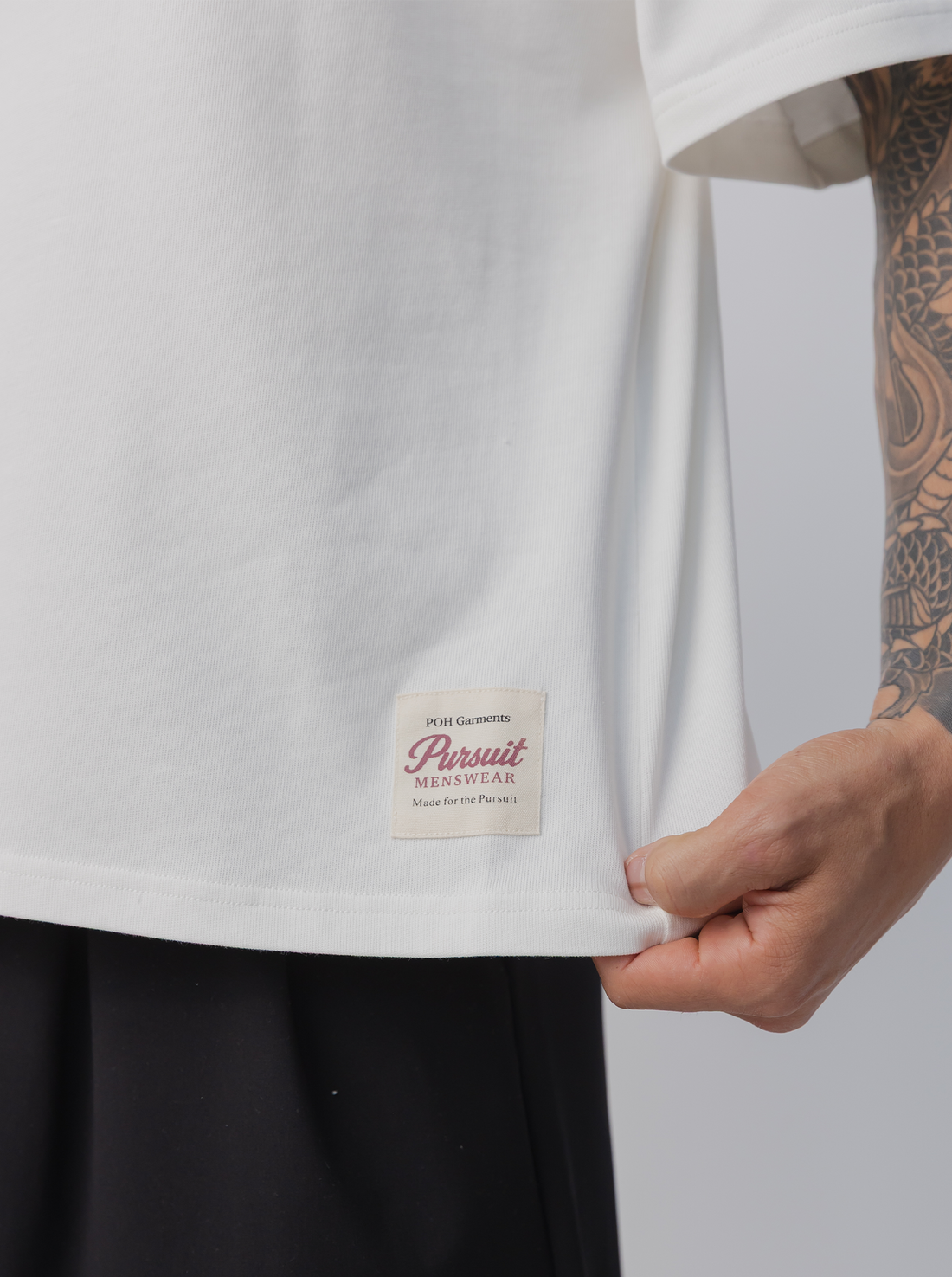 Heavyweight Boxy Tee in White