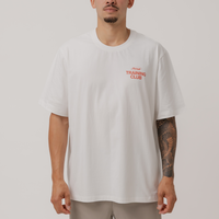 Training Track Tee in White