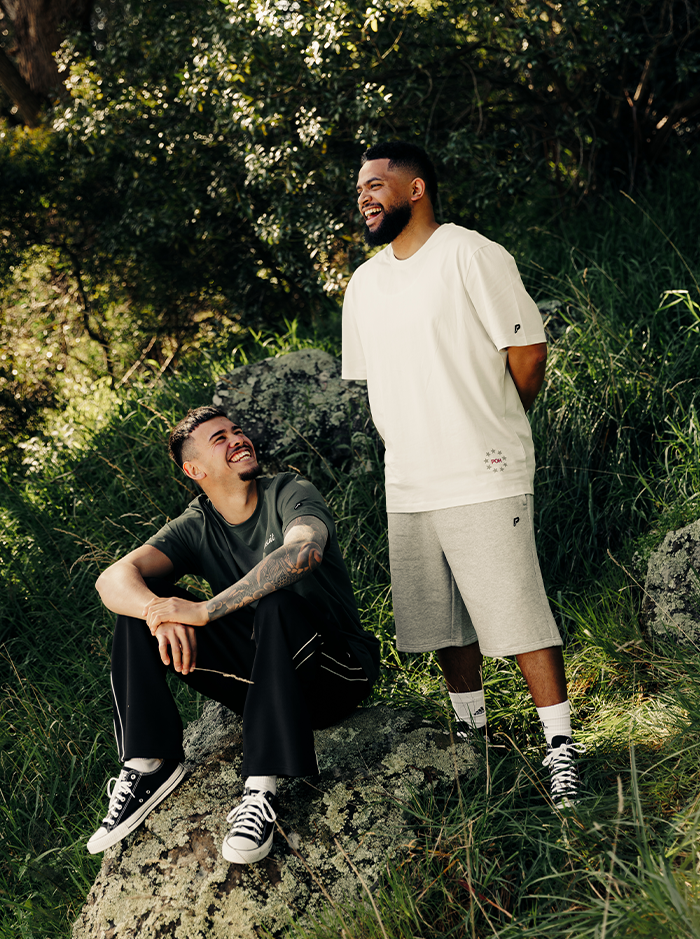 Star Track Tee - White